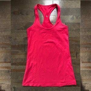 EUC Reversible Watermelon Pink Lululemon Tank 6